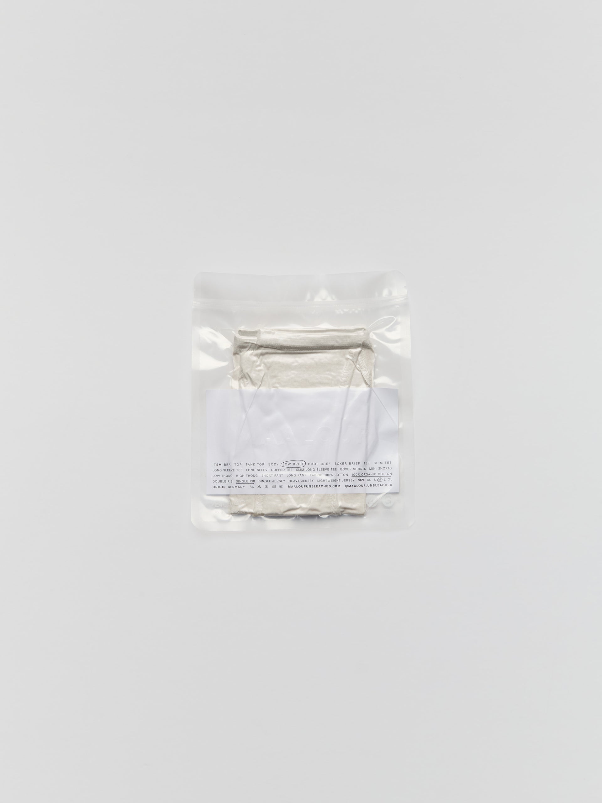 Organic Cotton Low Brief