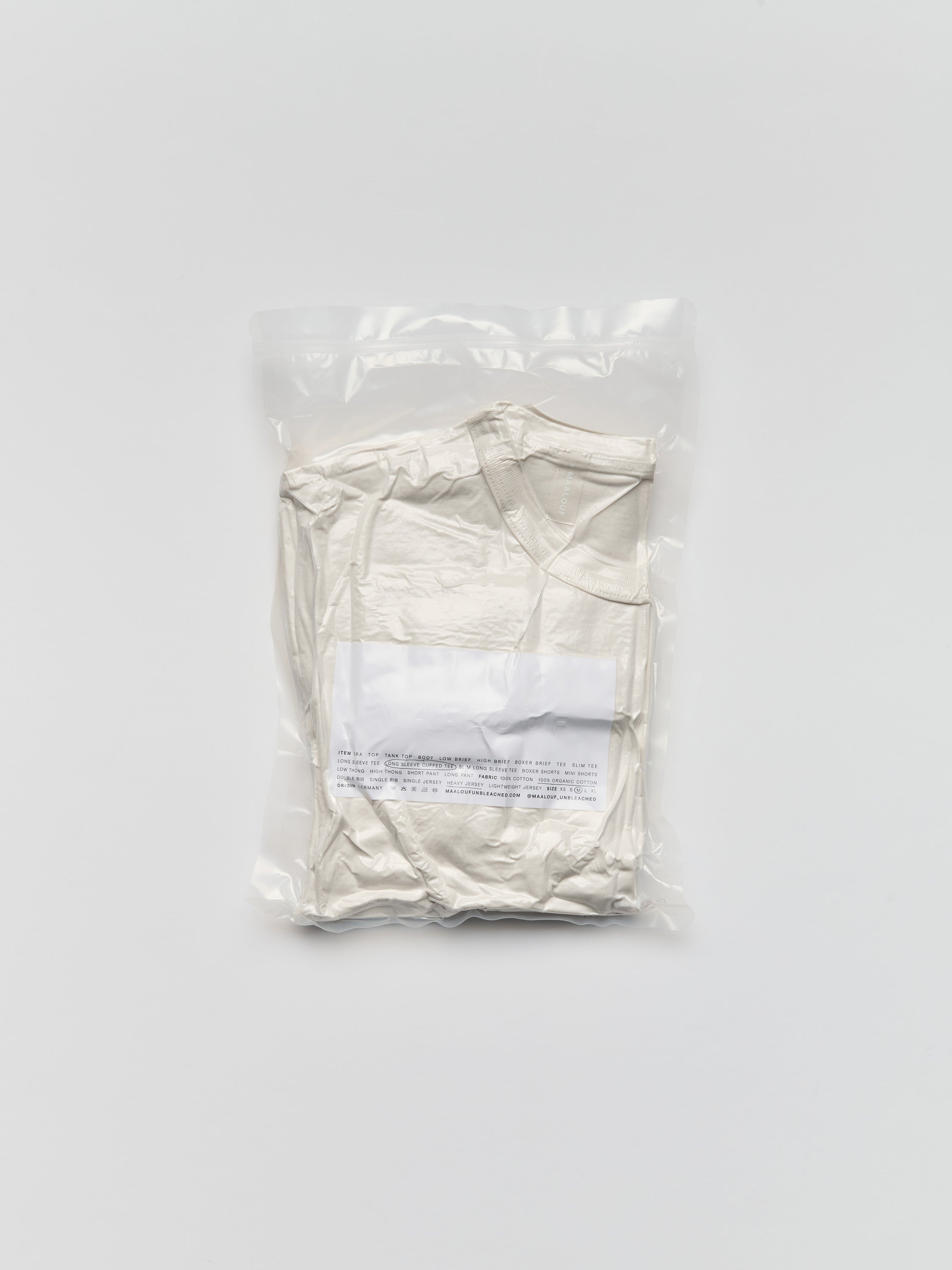 HEAVY LONG SLEEVE CUFF TEE