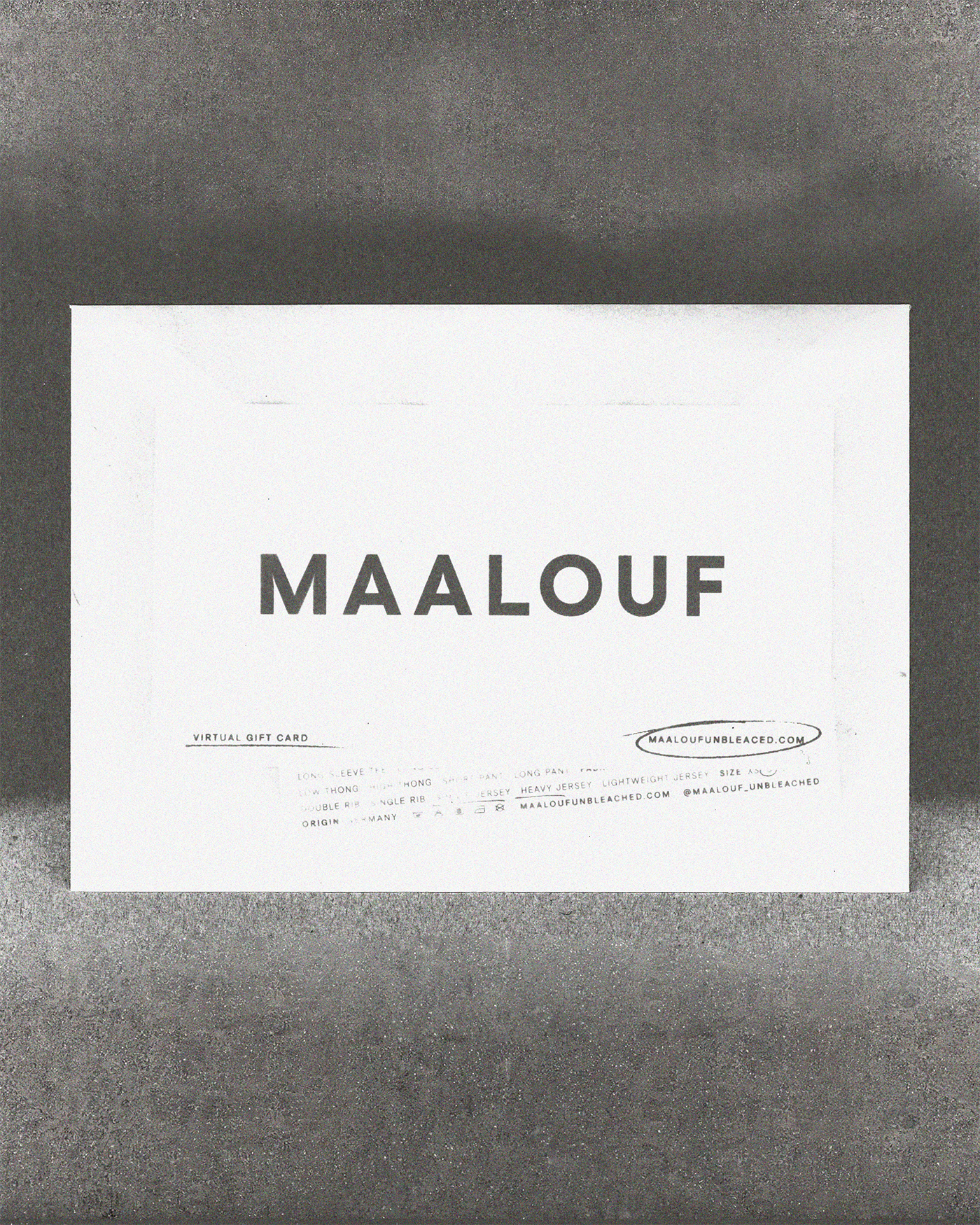 VIRTUAL GIFT CARD