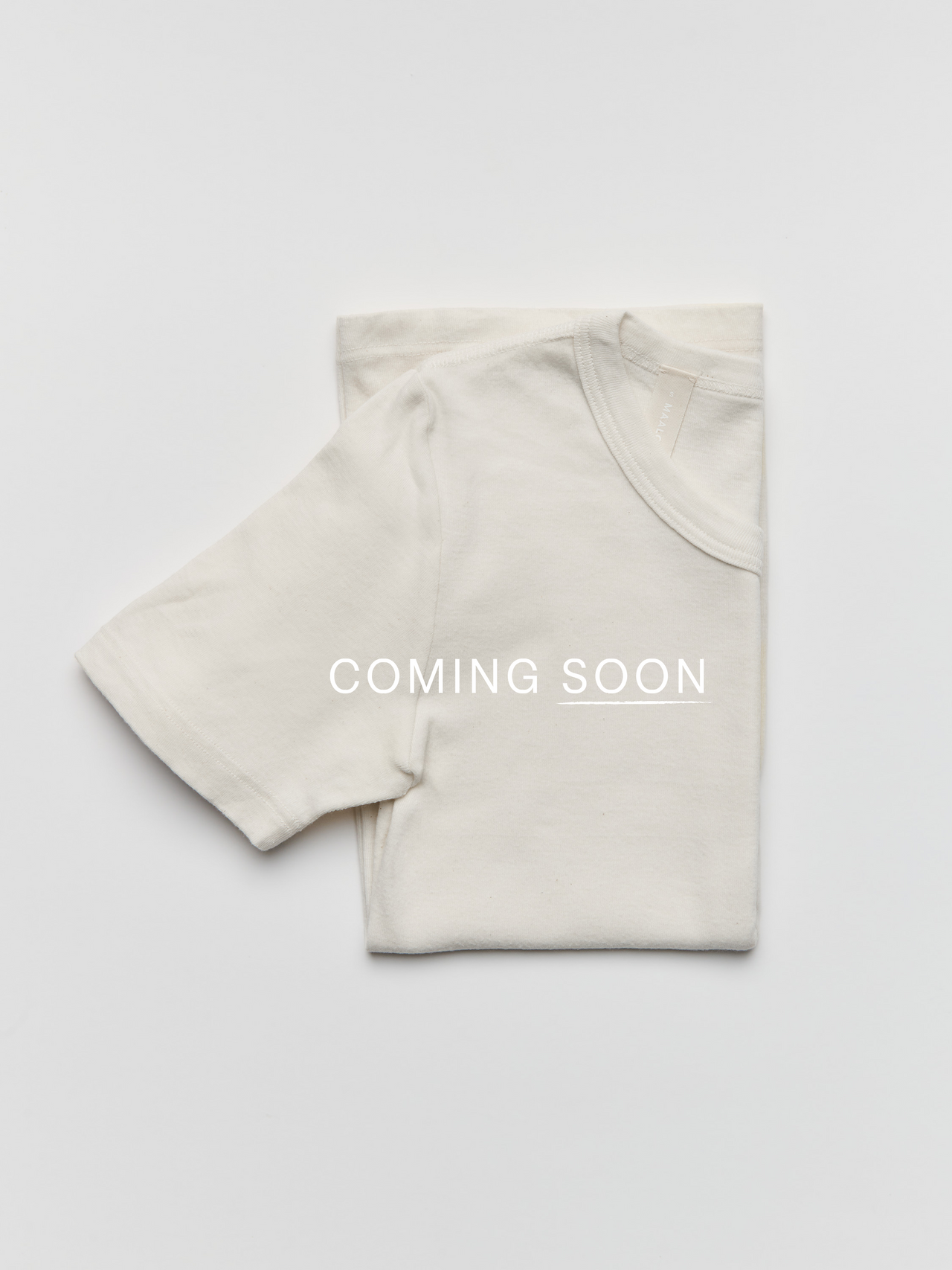 Organic Cotton Slim Tee – Coming Soon